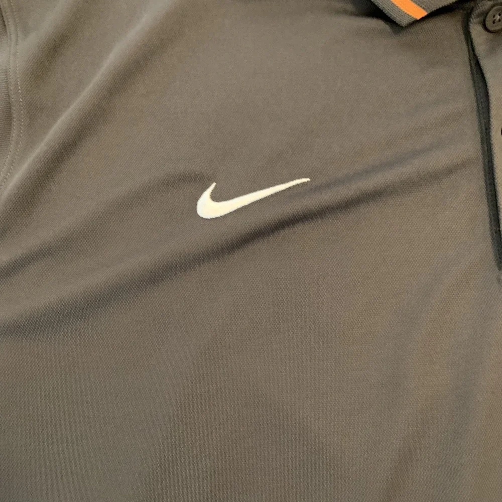 Phoenix Suns Shirt Mens 2XL Gray NBA‎ Basketball Nike Dri Fit Polo Short Sleeve